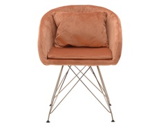 Кресло ilene (to4rooms) оранжевый 58.0x56.0x77.5 см.