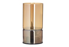 Подсвечник-свеча с led summers (to4rooms) оранжевый 15 см.