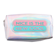 NEON SILVER BEAUTY BAG #neonbeauty КОСМЕТИЧКА НЕОНОВАЯ СЕРЕБРИСТАЯ So.Da