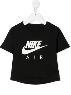 Nike Kids укороченная футболка с логотипом