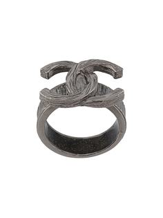 Chanel Pre-Owned кольцо с логотипом Interlocking CC