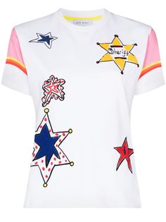 Mira Mikati футболка с вышивкой
