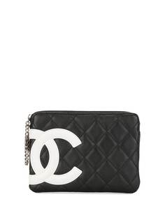 Chanel Pre-Owned кошелек Cambon на молнии с логотипом CC