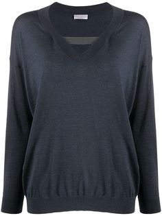 Brunello Cucinelli джемпер с вырезами