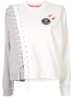 BAPY BY *A BATHING APE® толстовка в стиле колор-блок со шнуровкой