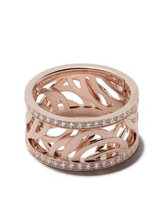De Beers Jewellers кольцо Tetra из розового золота с бриллиантами