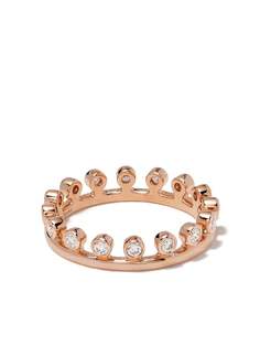De Beers Jewellers кольцо Dewdrop из розового золота с бриллиантами