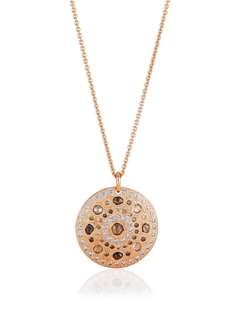 De Beers Jewellers колье Talisman Large Medal из розового золота с бриллиантами