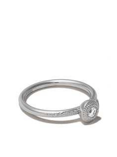 De Beers Jewellers кольцо Talisman из белого золота с бриллиантом