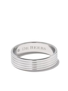 De Beers Jewellers платиновое кольцо Fused Lines