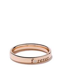 De Beers Jewellers кольцо Forever из розового золота с бриллиантом