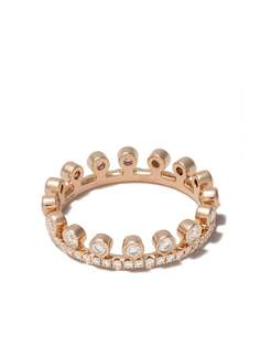 De Beers Jewellers кольцо Dewdrop из розового золота с бриллиантами
