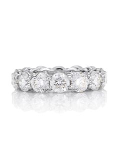 De Beers платиновый браслет Platinum DB Classic Full Eternity с бриллиантами