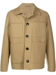 AMI Paris куртка-рубашка с нагрудными карманами