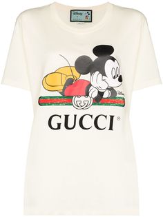 Gucci футболка Mickey Mouse с логотипом