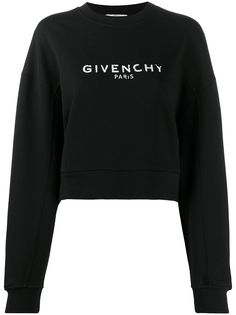 Givenchy укороченная толстовка с логотипом