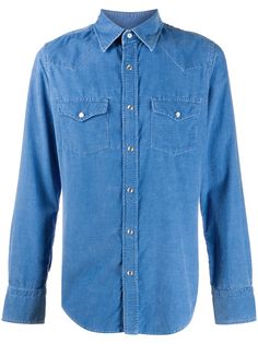 Tom Ford джинсовая рубашка в стиле вестерн