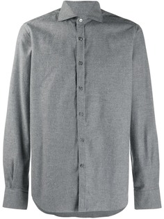 Canali рубашка с косым воротником