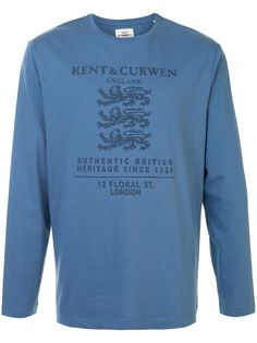 Kent & Curwen футболка с длинными рукавами и логотипом