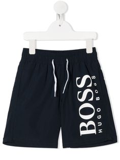 Boss Kids шорты с кулиской и логотипом