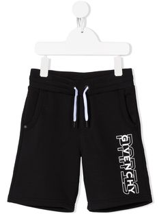 Givenchy Kids спортивные шорты с логотипом