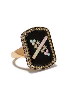 Francesca Villa золотое кольцо с сапфиром