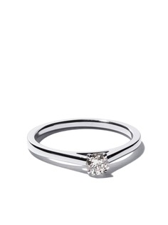 De Beers Jewellers платиновое кольцо My First De Beers DB Classic с бриллиантом