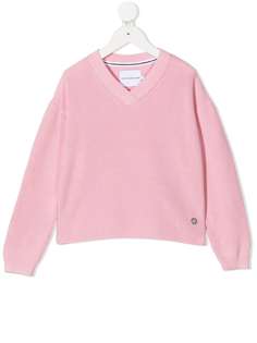 Calvin Klein Kids джемпер с V-образным вырезом