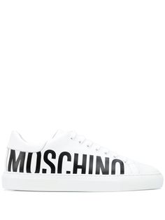 Moschino кеды с логотипом