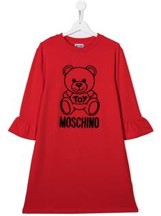 Moschino Kids платье-футболка Teddy Bear