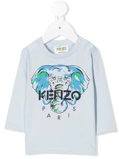 Kenzo Kids топ с принтом