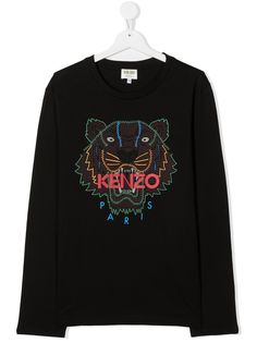 Kenzo Kids топ Tiger с логотипом