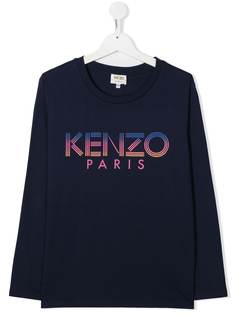 Kenzo Kids футболка с графичным принтом