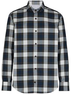 Eleventy клетчатая рубашка Dandy