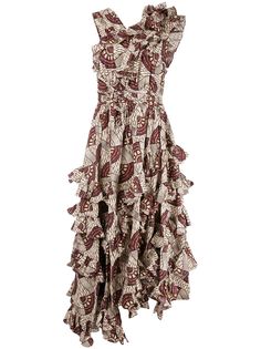 Ulla Johnson платье миди Imogen с геометричным принтом