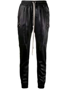 Rick Owens зауженные брюки с кулиской