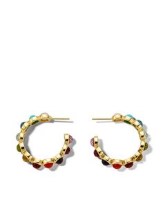 IPPOLITA 18k gold Lollipop all-stone hoop earrings