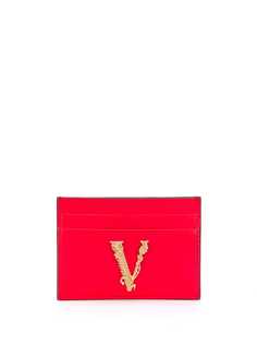 Versace картхолдер с металлической пряжкой