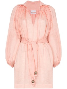 Lisa Marie Fernandez платье мини Poet с поясом