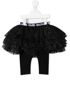 Balmain Kids легинсы с пышной юбкой