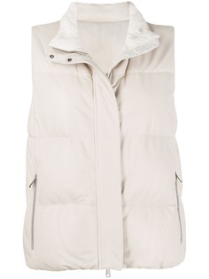 Brunello Cucinelli дутый жилет