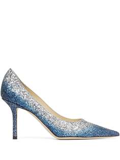 Jimmy Choo туфли-лодочки Love 85 с блестками