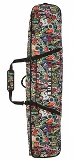 Чехол для сноуборда на колесах Burton 19-20 Wheelie Gig Bag Stickers Print - 156 см