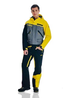 Комбинезон Running Sport Colorado Grey/Black/Yellow - XL