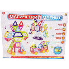 Конструктор ABtoys "Магический магнит", 102 предмета
