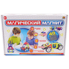 Конструктор ABtoys "Магический магнит", 40 деталей