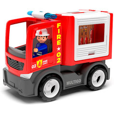 Машинка Efko Пожарная машина с водителем, 22 см