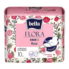 Прокладки Bella Flora Rose с ароматом розы, 4 капли, 10 шт