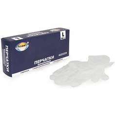 Перчатки виниловые неопудренные Aviora L 100 шт