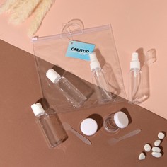 Набор для хранения, в чехле, 8 предметов, цвет белый Onlitop